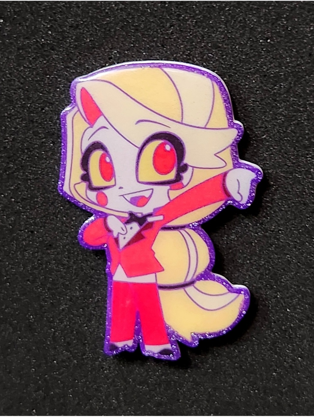 Charlie glitter pin - Hazbin Hotel
